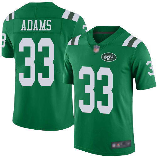 New York Jets Limited Green Youth Jamal Adams Jersey NFL Football #33 Rush Vapor Untouchable